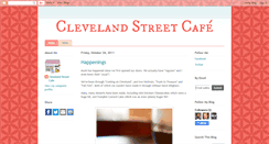 Desktop Screenshot of clevelandstreetcafe.blogspot.com