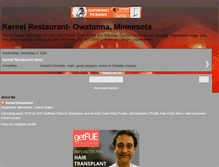 Tablet Screenshot of kernelrestaurant1.blogspot.com