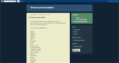 Desktop Screenshot of french-pronunciation.blogspot.com