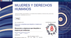 Desktop Screenshot of mujeresdiversum.blogspot.com