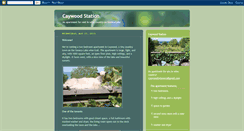 Desktop Screenshot of caywoodonseneca.blogspot.com