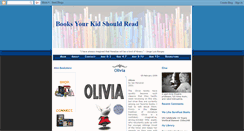 Desktop Screenshot of booksyourkidshouldread.blogspot.com