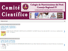 Tablet Screenshot of consejoregionalivcomitecientifico.blogspot.com