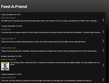 Tablet Screenshot of feed-a-friend.blogspot.com