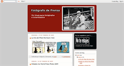 Desktop Screenshot of fotografodeprensa.blogspot.com