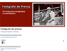 Tablet Screenshot of fotografodeprensa.blogspot.com