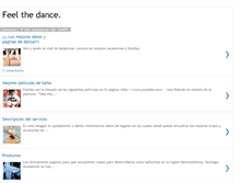 Tablet Screenshot of feelthedance.blogspot.com