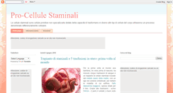 Desktop Screenshot of pro-cellulestaminali.blogspot.com