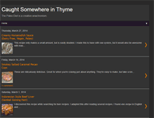 Tablet Screenshot of caughtsomewhereinthyme.blogspot.com