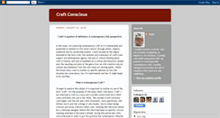 Desktop Screenshot of craftconscious.blogspot.com