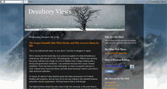 Desktop Screenshot of desultory-views.blogspot.com