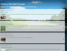 Tablet Screenshot of cherryhillgc.blogspot.com