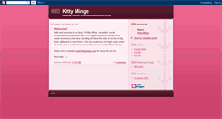 Desktop Screenshot of kittyminge.blogspot.com