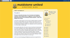 Desktop Screenshot of maidstoneunited.blogspot.com