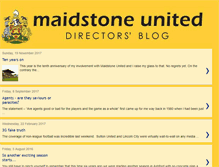 Tablet Screenshot of maidstoneunited.blogspot.com