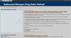 Desktop Screenshot of bhangrakingdalermehndi.blogspot.com
