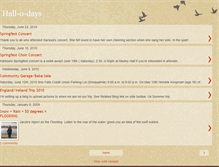 Tablet Screenshot of hall-o-days.blogspot.com