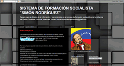 Desktop Screenshot of formacionsocialistapsuvzulia.blogspot.com