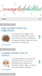 Mobile Screenshot of crumpledchillies.blogspot.com