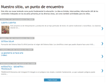 Tablet Screenshot of nuestrositiounpuntodeencuentro.blogspot.com