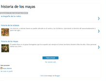 Tablet Screenshot of historiadelosmayas.blogspot.com