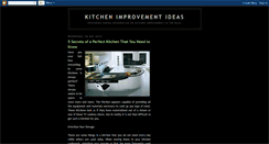 Desktop Screenshot of kitchenimprovementideas.blogspot.com