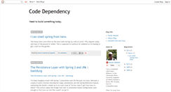 Desktop Screenshot of codedependency.blogspot.com