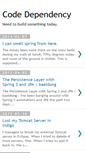 Mobile Screenshot of codedependency.blogspot.com