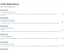 Tablet Screenshot of codedependency.blogspot.com