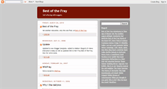 Desktop Screenshot of bestofthefray.blogspot.com