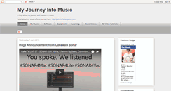 Desktop Screenshot of journeyintomusic.blogspot.com