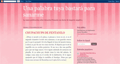 Desktop Screenshot of 1palabratuyabastaraparasanarme.blogspot.com