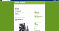 Desktop Screenshot of gallandgumption.blogspot.com