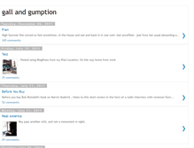 Tablet Screenshot of gallandgumption.blogspot.com