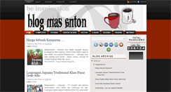 Desktop Screenshot of blogmasanton.blogspot.com