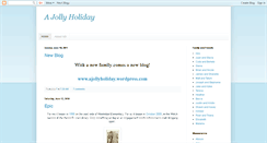 Desktop Screenshot of ajollyholiday.blogspot.com