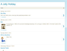Tablet Screenshot of ajollyholiday.blogspot.com
