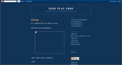 Desktop Screenshot of 5000plus5000.blogspot.com