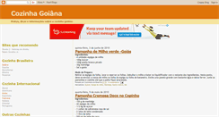 Desktop Screenshot of cozinhagoiana.blogspot.com