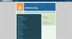 Desktop Screenshot of biloboka.blogspot.com