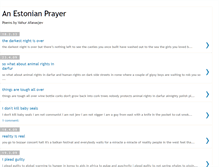 Tablet Screenshot of estonianprayer.blogspot.com