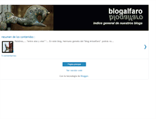 Tablet Screenshot of blogalfaro.blogspot.com