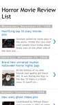 Mobile Screenshot of horrormoviereviewlist.blogspot.com