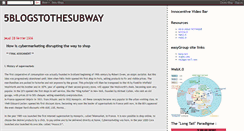 Desktop Screenshot of 5blogstothesubway.blogspot.com