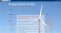 Desktop Screenshot of energysystemportal.blogspot.com
