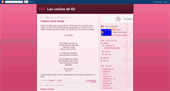 Desktop Screenshot of lascositasdeeli.blogspot.com
