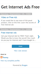 Mobile Screenshot of getinternetadsfree.blogspot.com