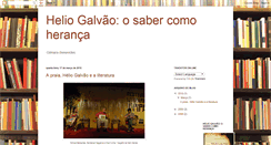 Desktop Screenshot of heliogalvao.blogspot.com