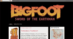 Desktop Screenshot of bigfootcomic.blogspot.com