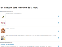 Tablet Screenshot of ambre-uninnocentdanslecouloirdelamort.blogspot.com